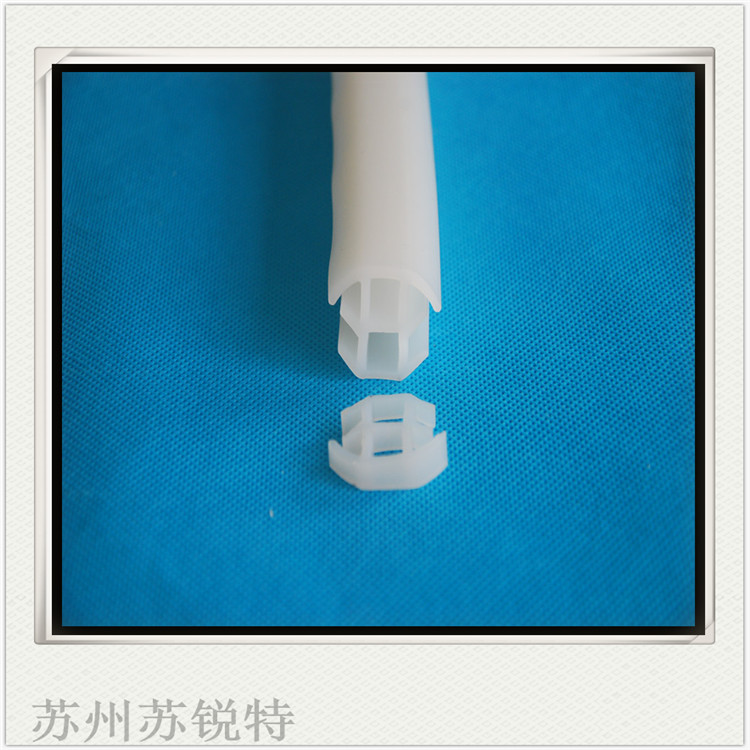 白色透明硅胶光伏发电T型密实防尘密封条