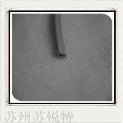 红色硅胶U型密实防尘耐高温密封条