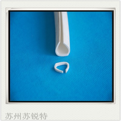 白色硅胶U型密实防尘防火密封条