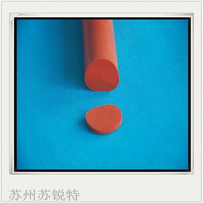 红色硅胶O型实心防尘密封条