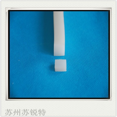 白色硅胶方形实心密实耐高温密封条